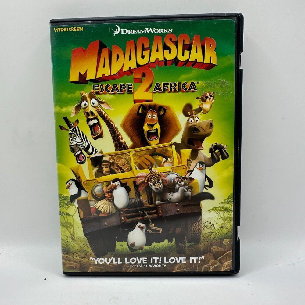 Madagascar: Escape 2 Africa DreamWorks Widescreen DVD Rated PG